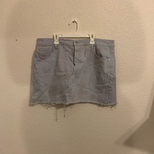 Mini purple Skirt.